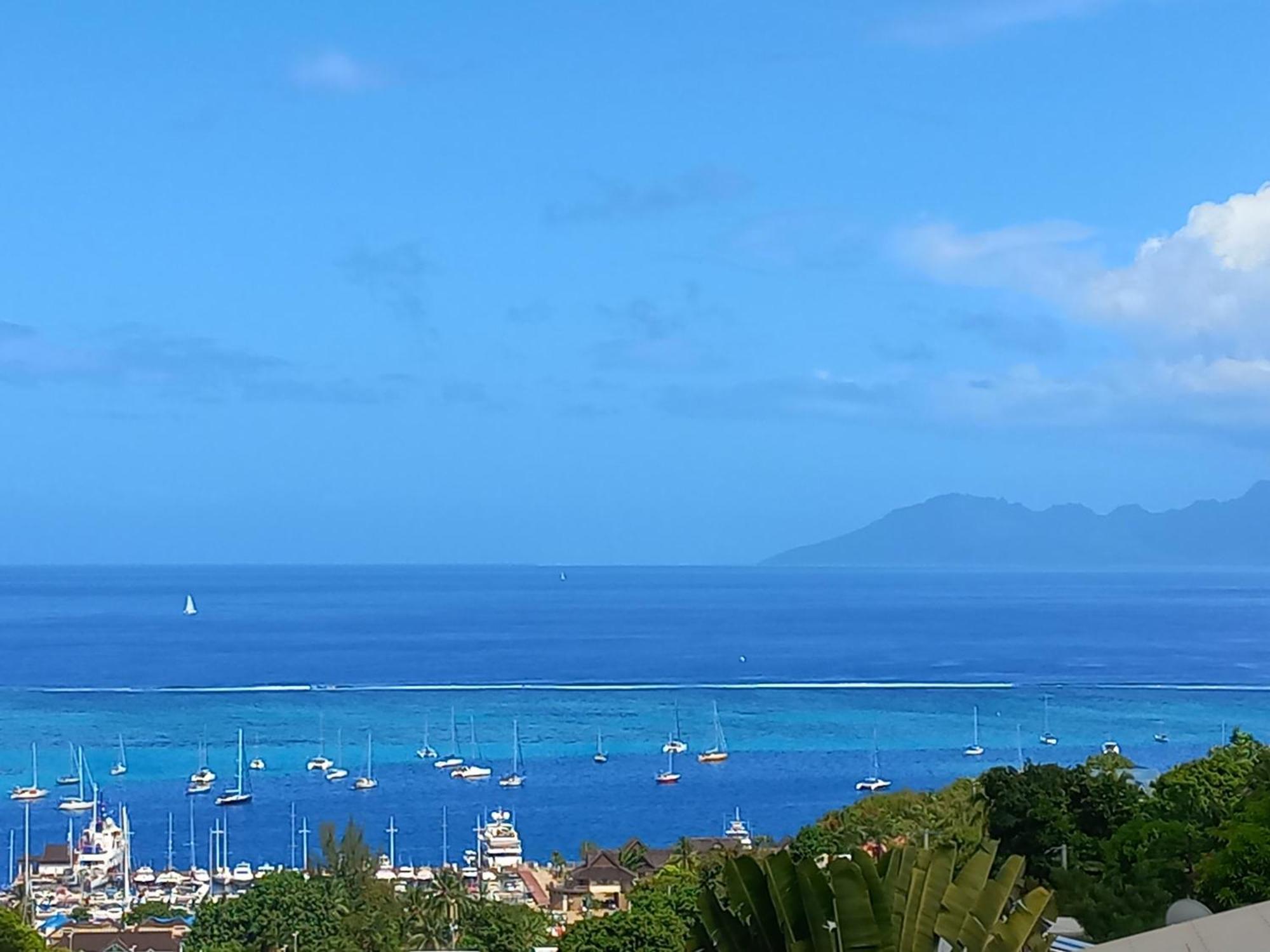 Marina Blue Fabuleux Appartement Vue Lagon Punaauia  Buitenkant foto