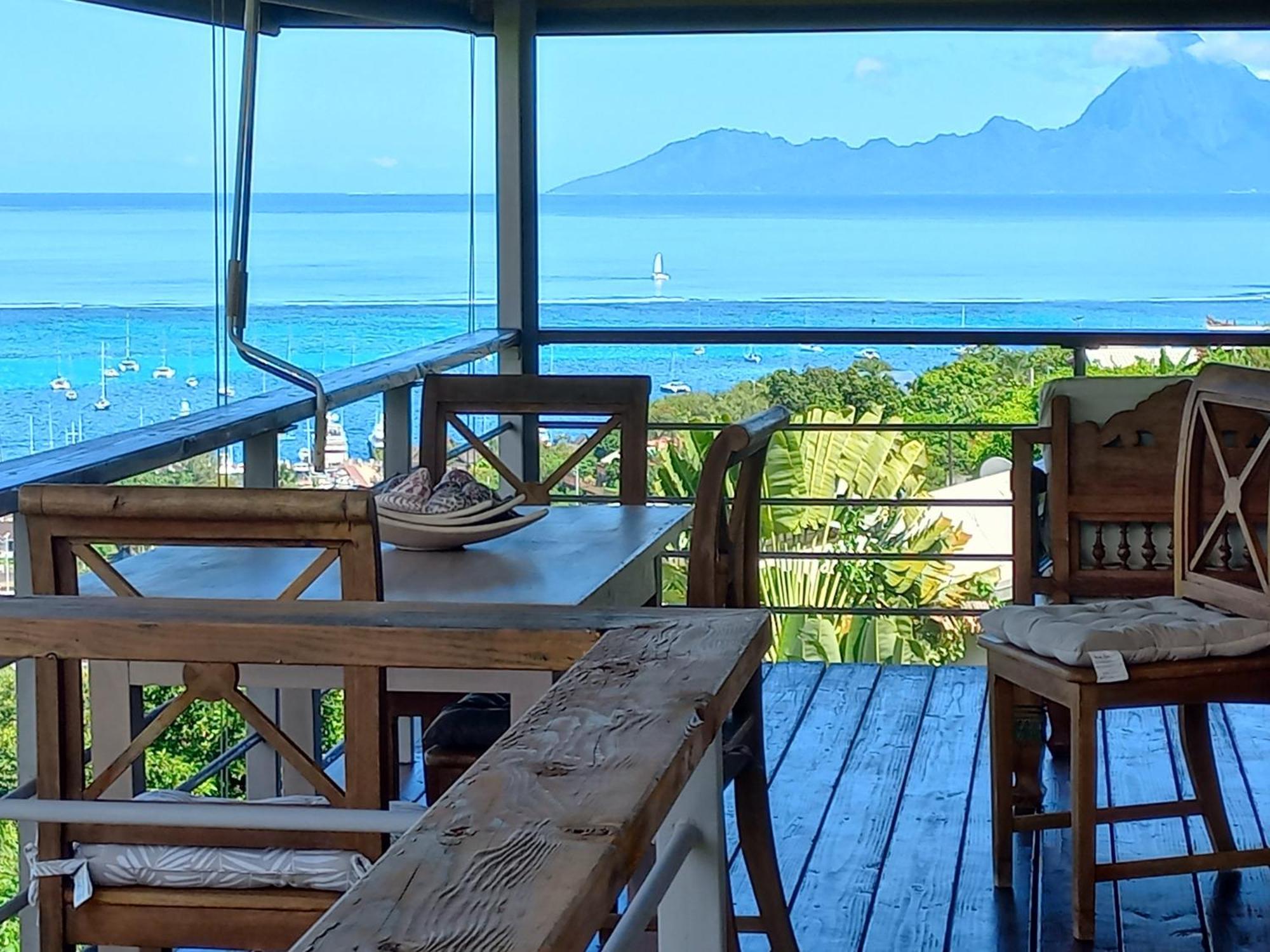 Marina Blue Fabuleux Appartement Vue Lagon Punaauia  Buitenkant foto
