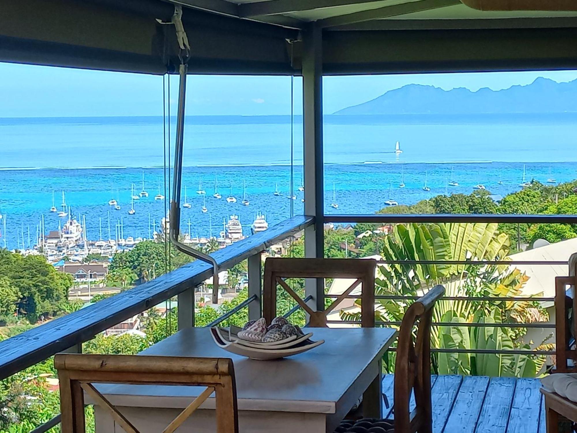 Marina Blue Fabuleux Appartement Vue Lagon Punaauia  Buitenkant foto